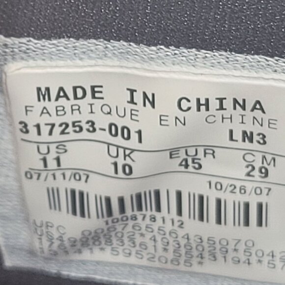 Nike Zoom LeBron 5 2007 Men's Black Varsity Crimson Shoes 317253-001 US Size 11 - Picture 9 of 9